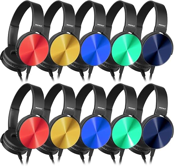 Bulk Classroom Headphones for Kids and Adults
