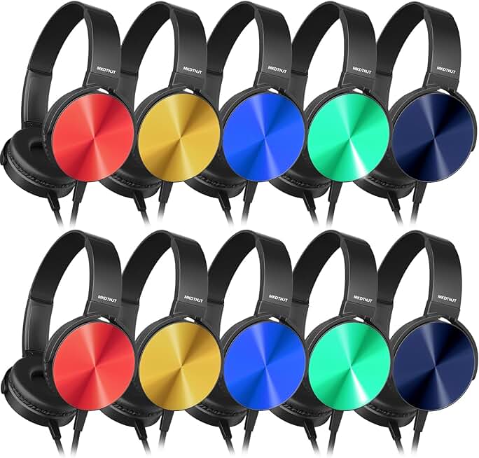 Bulk Classroom Headphones for Kids and Adults