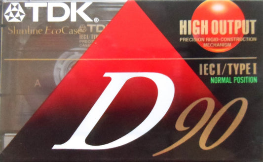 D90 High Output 90 Minute IECI/Type I Cassette Tapes, Set of (7)