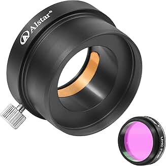 2-inch to 1.25-inch telescope eyepiece adapter with UHC filter bundle