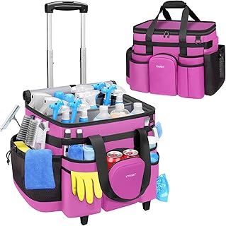 Large Rolling Cleaning Caddy with Wheels