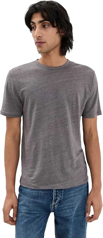 Men's Linen Crewneck T-Shirt
