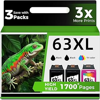 3-Pack Ink Cartridge Set for HP Envy and Officejet Printers