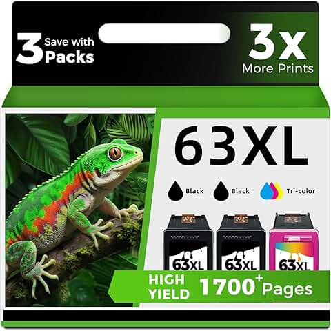 3-Pack Ink Cartridge Set for HP Envy and Officejet Printers