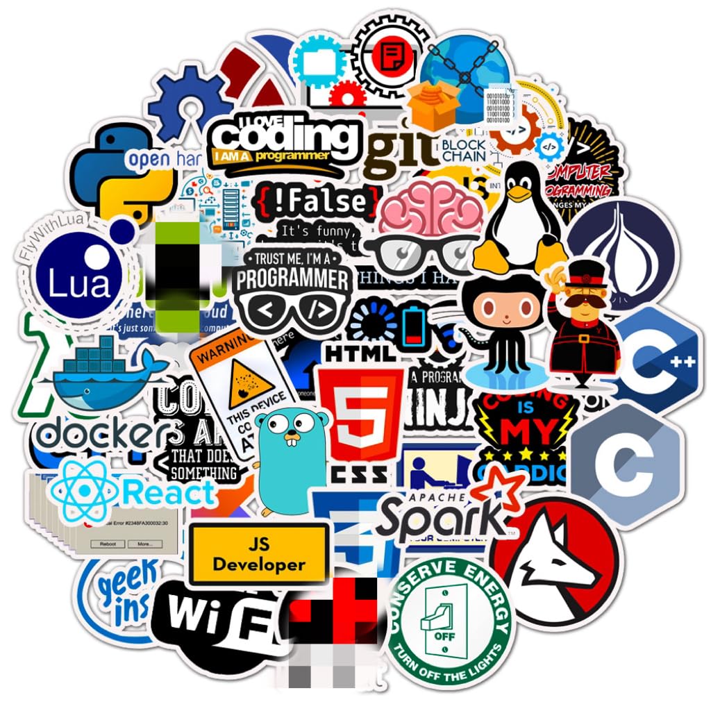 50 Programming Stickers for Developers and Engineers