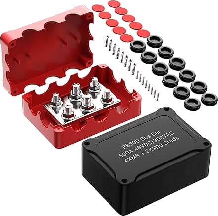 Heavy Duty 500A Waterproof Power Distribution Block