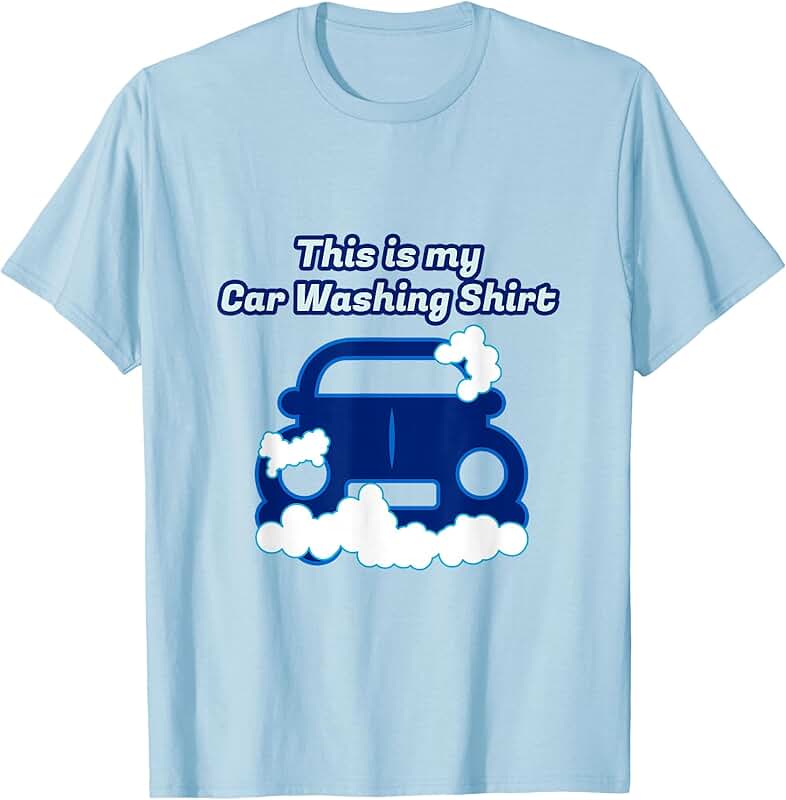 Car Washing T-Shirt for Auto Detailing
