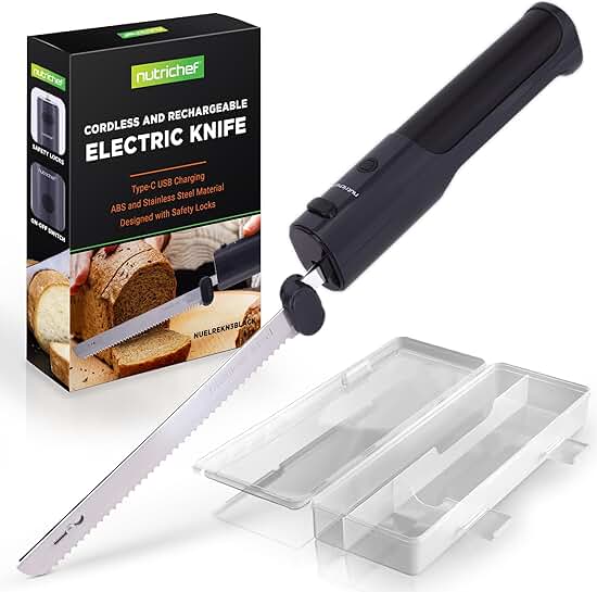 Cordless Electric Knife for Carving and Slicing
