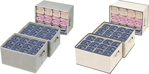 12-Slot Jeans and Clothes Organizer for Wardrobe