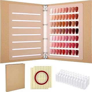 Nail Color Display and Organizer with Tips