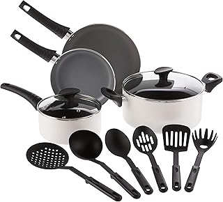 12-Piece Nonstick Cookware Set with Utensils