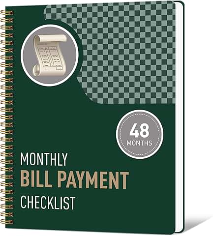 Monthly Bill Payment and Budget Organizer Notebook
