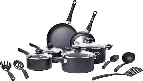 15-Piece Non-Stick Kitchen Cookware Set
