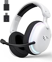 Wireless Gaming Headset with Mic and 7.1 Surround Sound