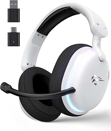 Wireless Gaming Headset with Mic and 7.1 Surround Sound