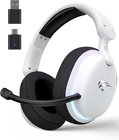 Wireless Gaming Headset with Mic and 7.1 Surround Sound