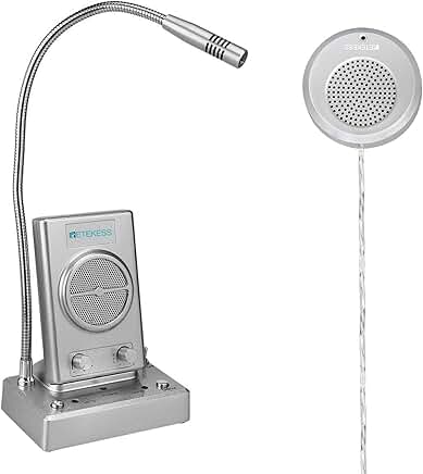 Window Microphone and Speaker Intercom System