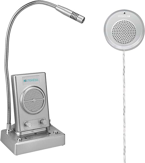 Window Microphone and Speaker Intercom System