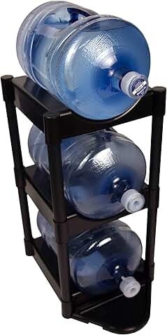 Water Bottle Storage Rack with Three Trays