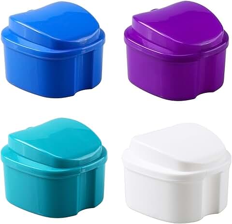 Complete Denture Care Bath in Various Colors