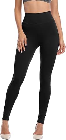 High Waisted Soft Stretchy Full-Length Yoga Pants