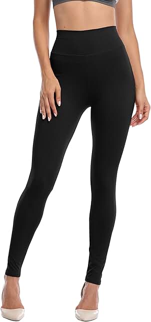 High Waisted Soft Stretchy Full-Length Yoga Pants