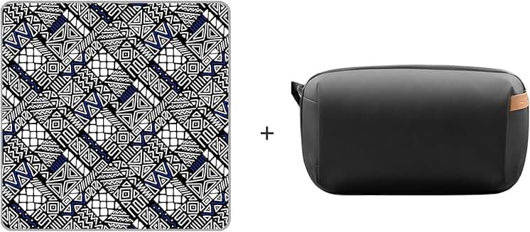 Black Protective Lens Wrap and Organizer Bag
