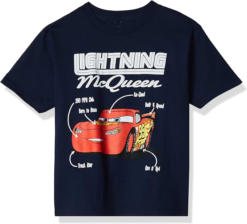 Boys' Lightning McQueen Short Sleeve T-shirt
