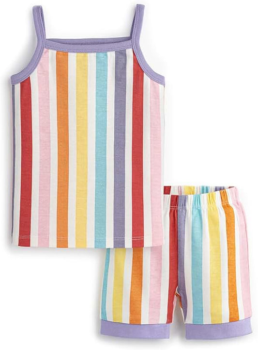 Organic Spaghetti Tank Pajama Set for Toddlers