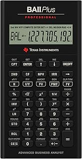 Financial calculator for professional use