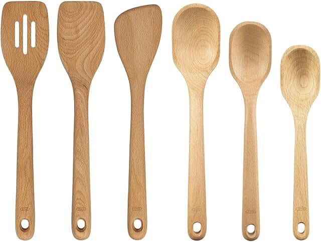 3-Piece Wooden Turner and Spoon Set
