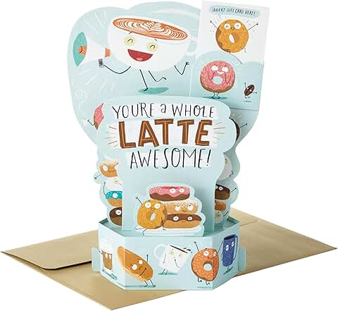 Funny Pop-Up Coffee Gift Card Holder