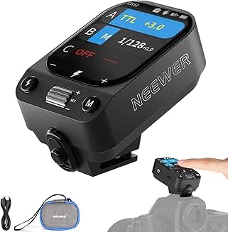Wireless Flash Trigger with OLED Touchscreen and HSS