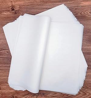 50 Sheets of Large White Artist Teabag Paper for Mixed Media Art