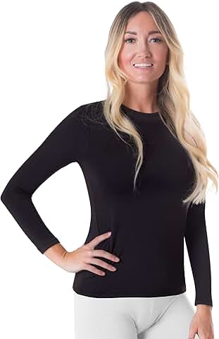 Women's Fleece-Lined Thermal Long Sleeve Shirt