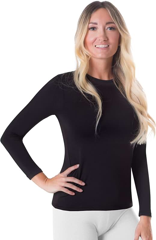 Women's Fleece-Lined Thermal Long Sleeve Shirt