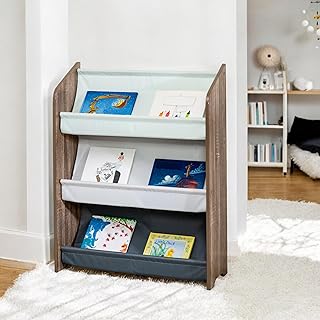 Kids Brown Bookshelf, 38x30x10 inches