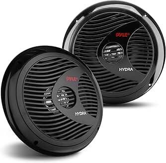 Marine 180W Waterproof Boat Speakers with Mounting Hardware