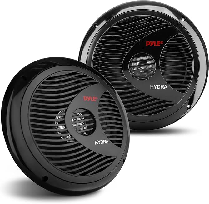 Marine 180W Waterproof Boat Speakers with Mounting Hardware