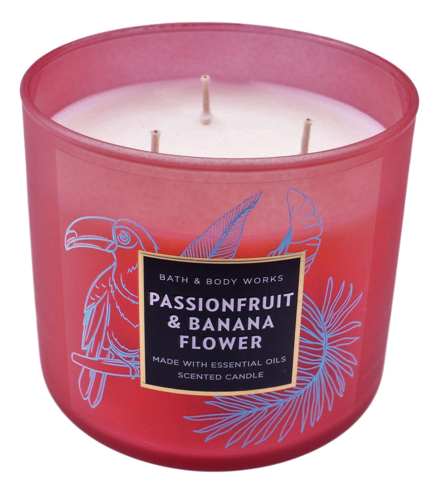 Pionfruit and Banana Flower 3 Wick Scented Candle 14.5 Ounce