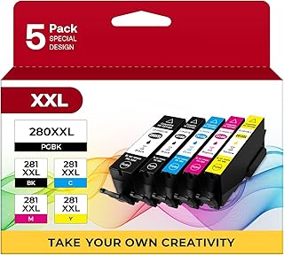 Five-Color Ink Cartridge Set for Compatible Printers