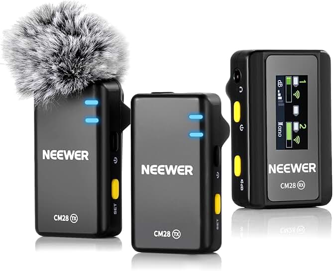 Wireless Lavalier Microphone System with Noise Canceling