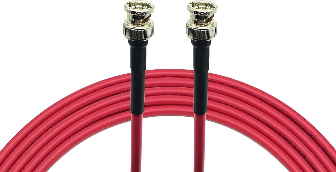 100ft Red 3G Mini RG59 HD SDI BNC AV Cable