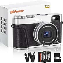 48MP 4K Digital Camera with Viewfinder and 16X Zoom