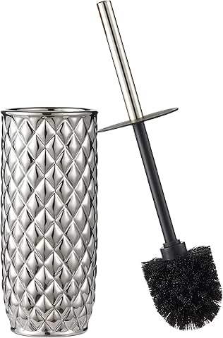 Ceramic Toilet Brush Set with Pineapple Pattern