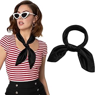 Small Satin Neck Scarf for Women