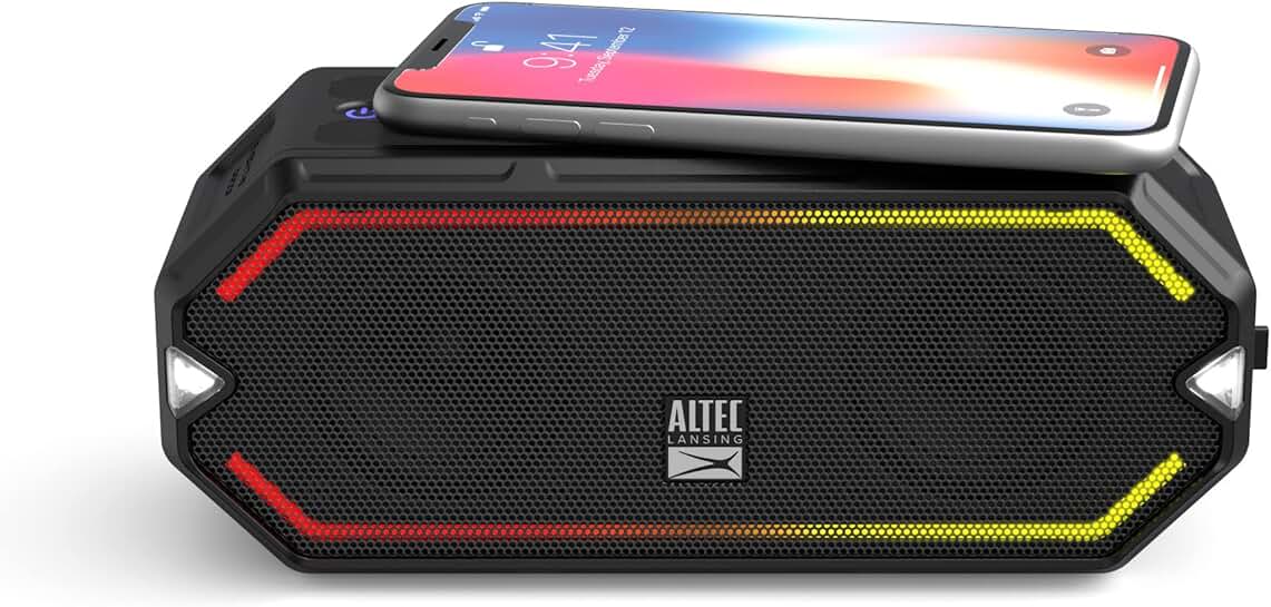 Wireless Waterproof Portable Bluetooth Speaker with Lights