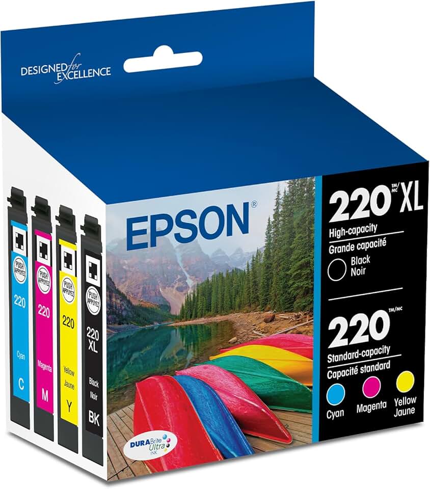 High Capacity Black and Color Ink Cartridge Pack