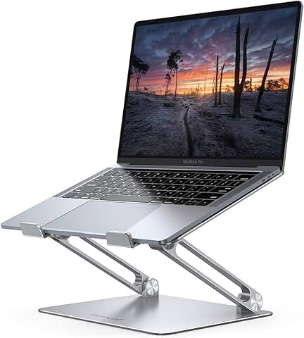 Adjustable Aluminum Laptop Stand for Desk