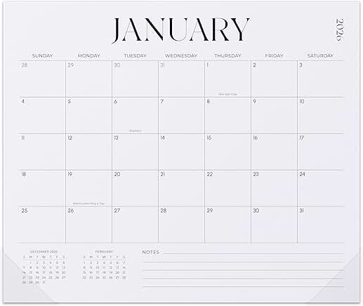 Magnetic 2026-2027 Wall Calendar, 18 Months, 13x11 Inches